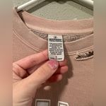 Distressed by HB Peach “Mama” CREWNECK Pink Photo 2