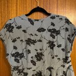 Bohme  Floral Print Cross Tie Midi Dress - Small Photo 5