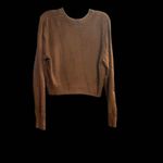 Double Zero Mystical Women’s Brown Cropped Sweater Size Medium Photo 1