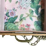 Vintage custom cigar box purse gold cross body chain shoulder strap 7” x 7.5” Tan Photo 5