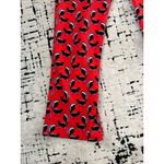 MARC CAIN Red Skunk Print Dress Ankle Pants Size N4 / US 8 Photo 4