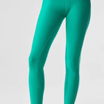 Alo Yoga  Airlift High-Waist Suit Up Leggings Size Medium in Spruce Green/White Photo 0