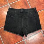 Good American  Distressed Denim Shorts Size 15 Photo 5