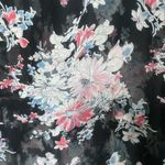 Melrose and Market front dressy or casual Kimono coverup with floral pattern Photo 3