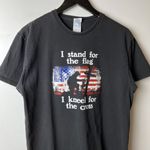 Delta Kneel for the Cross T Shirt Vintage Y2K Black Medium M Graphic Tee Photo 7