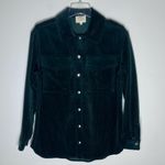 Sézane NEW Sezane Sandrine Corduroy Shirt Forest Green Sz 36 / S Photo 2