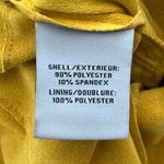 Bagatelle  Faux Suede Drape Moto Jacket Blazer Open Front Yellow, Size‎ Small Photo 13