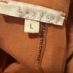 Heyday Orange Bishop Sleeve Shirt Dress Photo 6