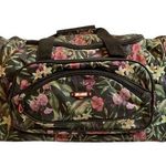 Tropical Print Duffel Bag Gray Photo 0
