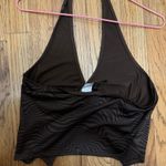 H&M O-Ring Brown Halter Top Photo 2