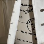 White House | Black Market  Ivory‎ Military Style Jacket Blazer Size 14 Photo 4