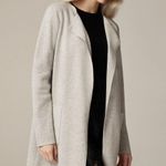 J.Crew NEW  Juliette Collarless Sweater Blazer Pockets Long Gray Relaxed XXS Photo 1