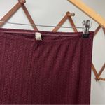 Free People Morning Light Cableknit Leggings in Wine Photo 7