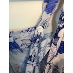 Stitchdrop blue white maxi dress with flutter tank straps Size XS Photo 6