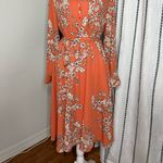 Nanette Lepore 🌻 Floral Orange Dress Size 10 Photo 3