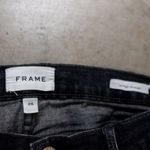 frame denim Frame Jeans Women's Size 26 Le High Straight Black Denim Dark Wash Short Photo 5