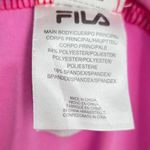 FILA  White Red Pink Muscle Tee Tank Sleeveless Activewear Sportswear Top Small Photo 5