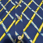 J. McLaughlin Athletic Polo Dress Size Medium Blue and Yellow Photo 3