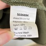 SheIn  Olive Green Corduroy Long Sleeve Round Neck Mini Dress Photo 4