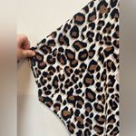 Chico's Leopard Print Shift Dress Short Sleeve Tunic Brown Black Chico’s 4 Photo 2