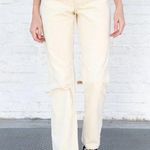 Brandy Melville  Lisa cream white corduroy pants Photo 0