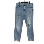 Aeropostale The 90's Baggy Mom Fit Distressed Jeans Stretch High Rise 10 Blue Photo 9