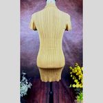 Lita by Ciara Rib Cotton Blend Polo Minidress Iced Coffee M Tan Size M Photo 12