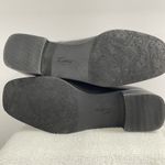 Trotters T4158 Loafers Women's Sz 8 Wide Black Leather Slip On Almond Toe Block Photo 6