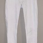 Hudson Jeans White Low-rise Stretch Denim Crop Tally Skinny Jeans Photo 5
