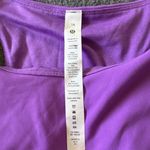NWT Lululemon Invigorate Train Tank size 14 Purple Cropped Gym Workout Photo 2