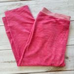 Chico's Chico’s 2 Tone Pink Capri Length Lounge Pants with Snap Hem Detail Size Medium/1 Photo 4