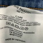 Ann Taylor Medium Wash Blue Wide Leg Cuffed Palazzo Jeans 0 Photo 9