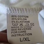 Boutique White Satiny Hoodie Shirt Girl Drinking Coffee Photo 5