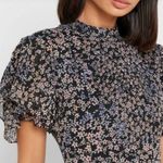 Topshop Ditsy Pleated Floral Mini Dress Photo 1