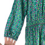 Matilda Jane Turquoise Geometric Age of Aquarius Peasant Dress Size L Photo 5