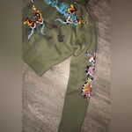 Ed Hardy  Cropped Long Sleeve Jacket XS Women’s butterflies & Skulls Photo 7