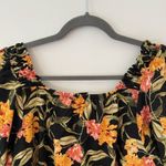 Kensie  Smocked Linen Blend Blouse size medium NWOT Photo 8