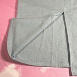 ZARA Women’s Fleece Drawstring Midi Skirt Sage Green Size Large NEW Photo 9