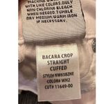 Hudson Women's Bacara Crop Jeans Size 29 White Cropped Denim Pants Photo 11