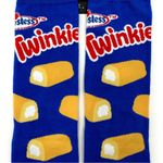 Odd Sox Twinkies Hostess Logo Crew Socks Mens Womens Fun Novelty Gift Blue Red Photo 3