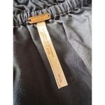 Free People  sexy one sleeve crop top off shoulder top navy size small Photo 7