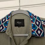 Rails  Kona Linen Blend Button-Up  Shirt Embroidered Photo 6