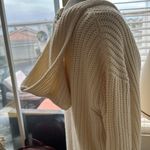 Cozy Cream Knit cardigan Sweater size small Photo 4