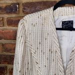 Suzelle Vintage Gold Beige Metallic Knit One Photo 3