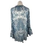 Show Me Your Mumu‎ Boho Spring Flowy Whimsical Top Small Blue Photo 1
