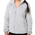 The North Face Grey Fuzzy Jacket Photo 0