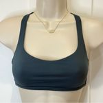 Lululemon  Free To Be Wild Bra Size 4 Teal Shadow Strappy Yoga Pilates Sports Bra Photo 4