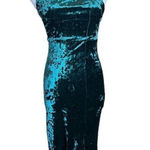 ASOS NWT Womens Club L London Velvet Square Neck Crushed Velvet Maxi Dress Sz 4 Photo 0