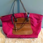 Dooney & Bourke  Leather Trim Nylon Shopper Tote Photo 3
