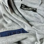 Under Armour Project Rock Long Sleeve Gray Cropped Oversized Hooded Sweatshirt Photo 9